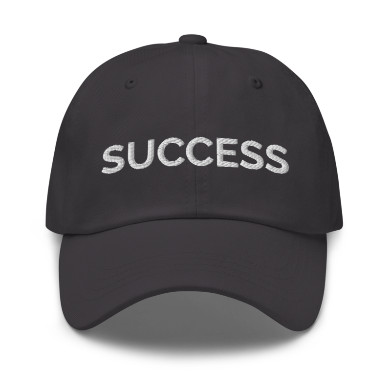 Success Hat - Dark Grey