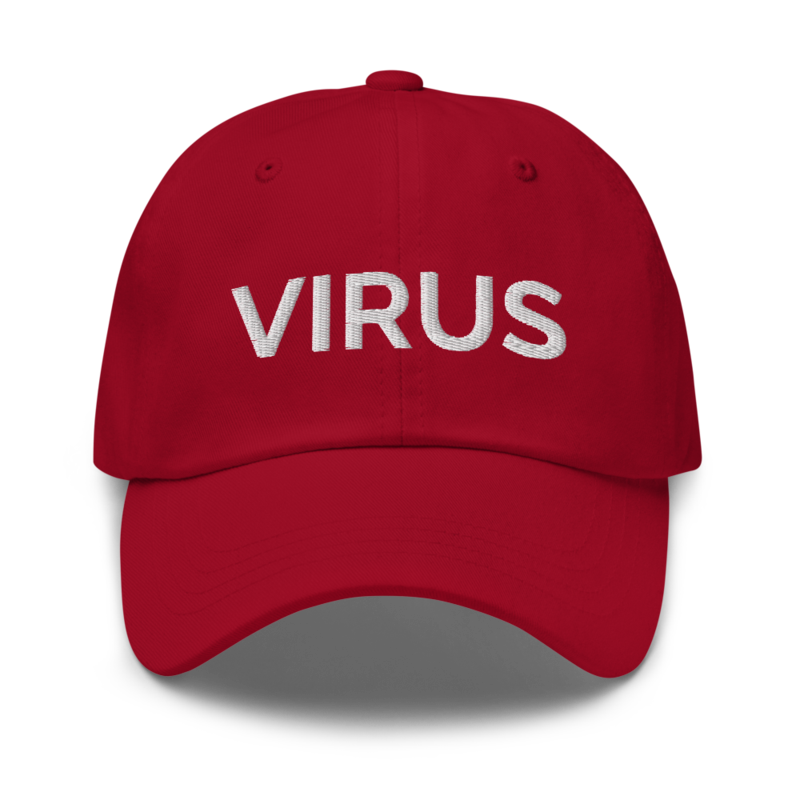 Virus Hat - Cranberry