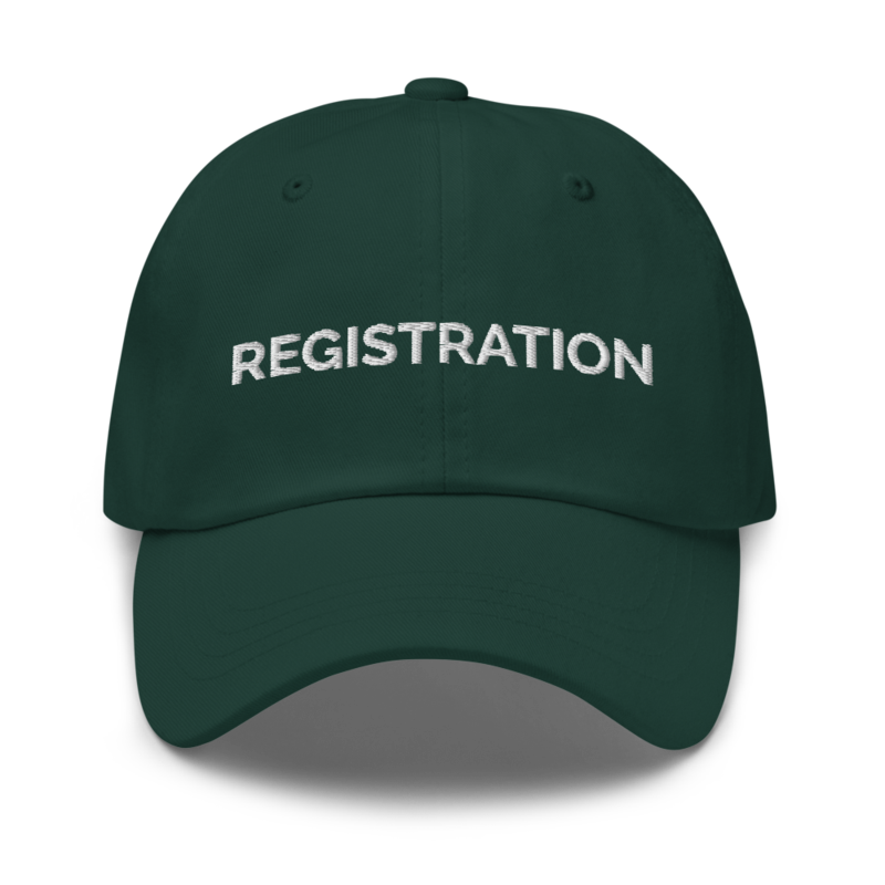 Registration Hat - Spruce