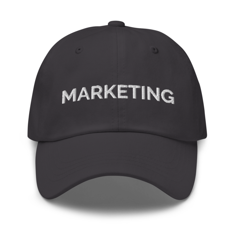 Marketing Hat - Dark Grey