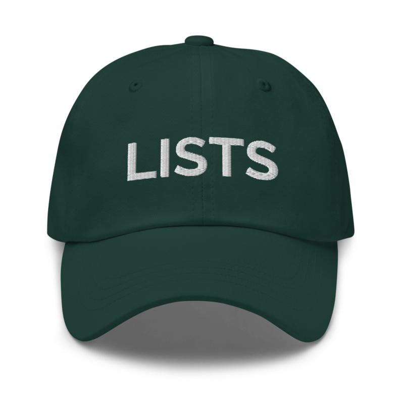 Lists Hat - Spruce