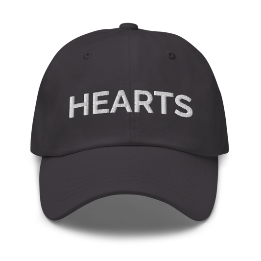 Hearts Hat - Dark Grey