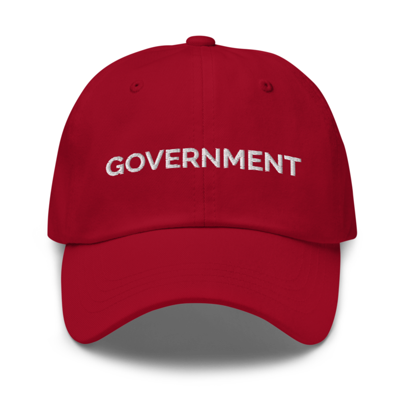 Government Hat - Cranberry