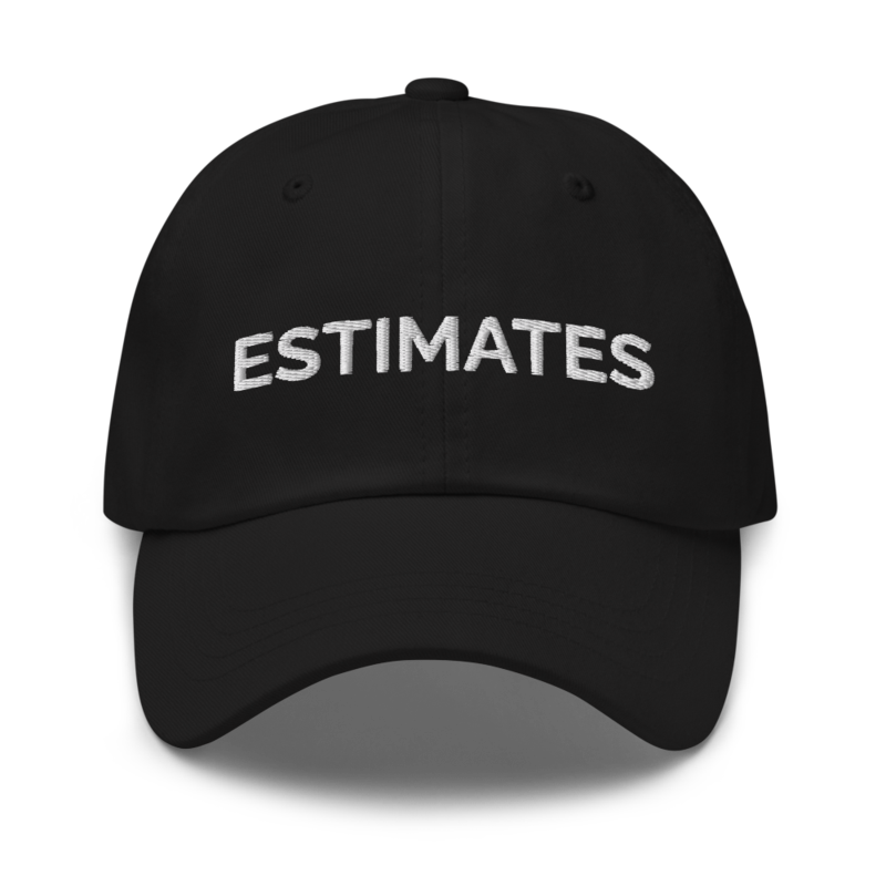 Estimates Hat - Black
