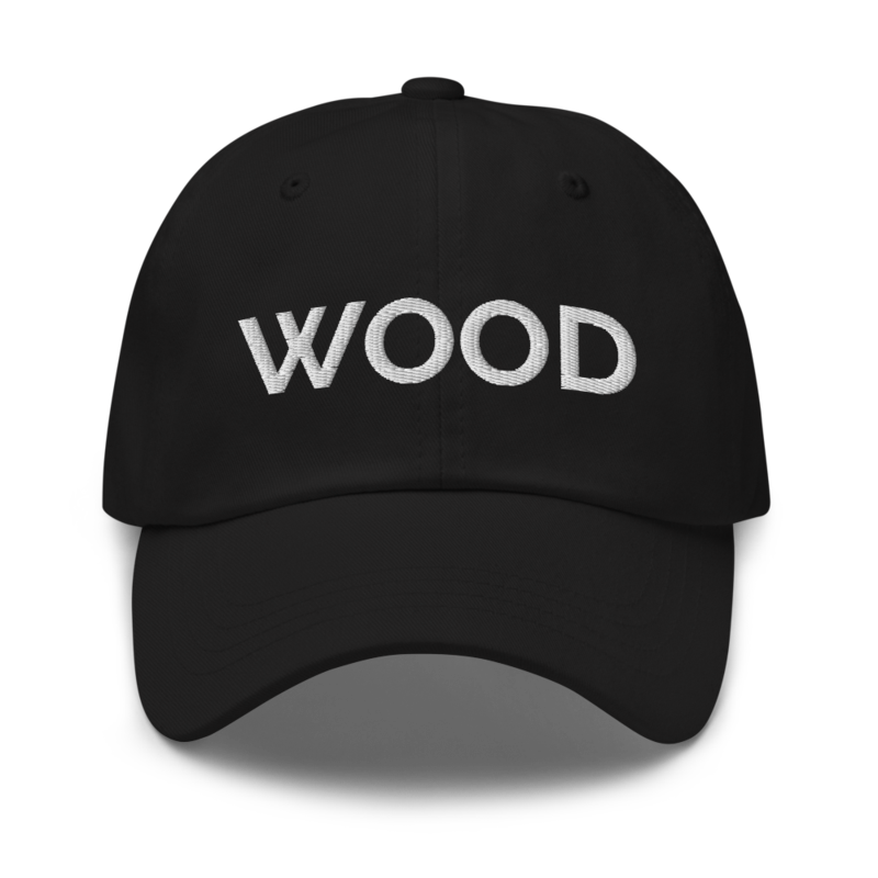 Wood Hat - Black