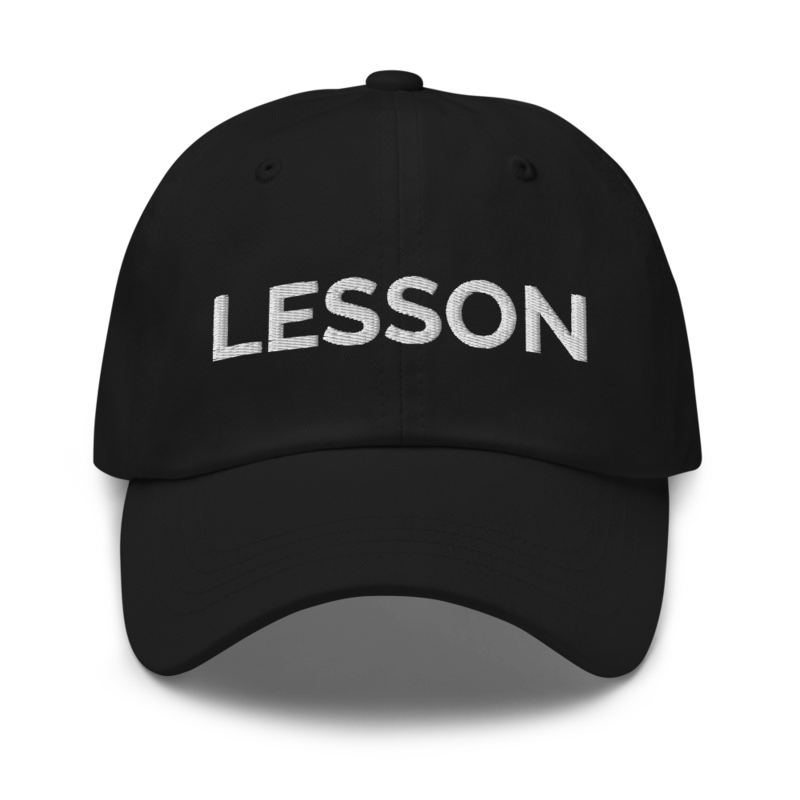 Lesson Hat - Black