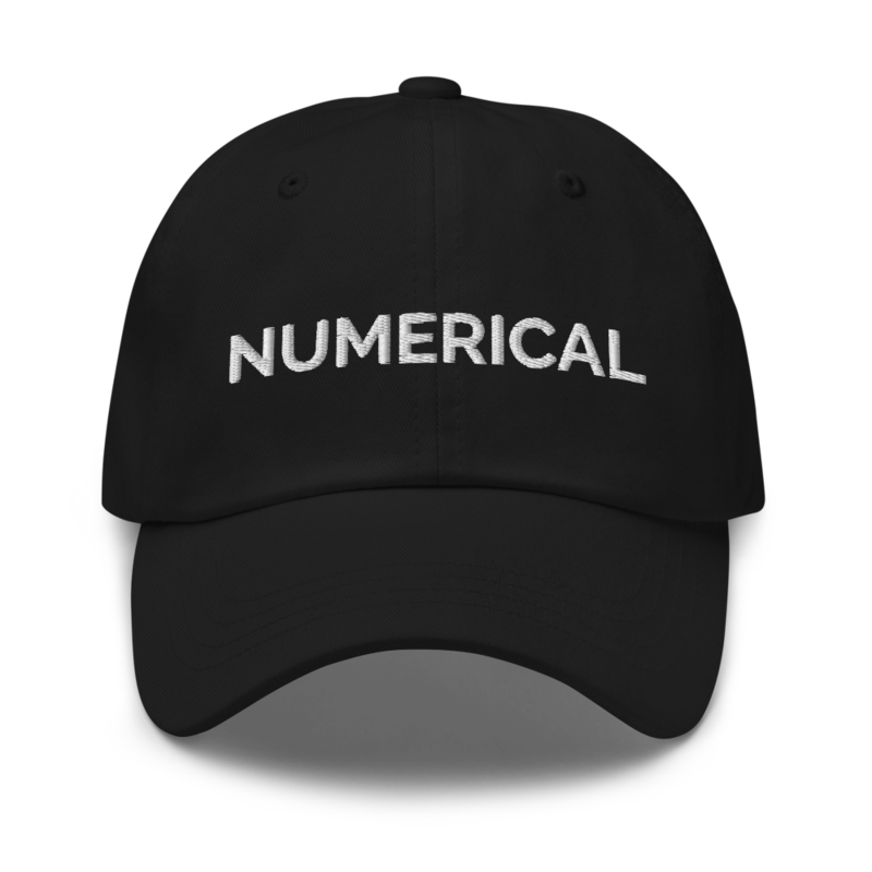 Numerical Hat - Black