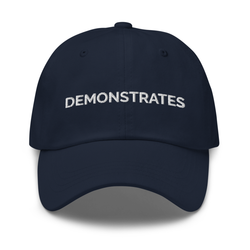 Demonstrates Hat - Navy