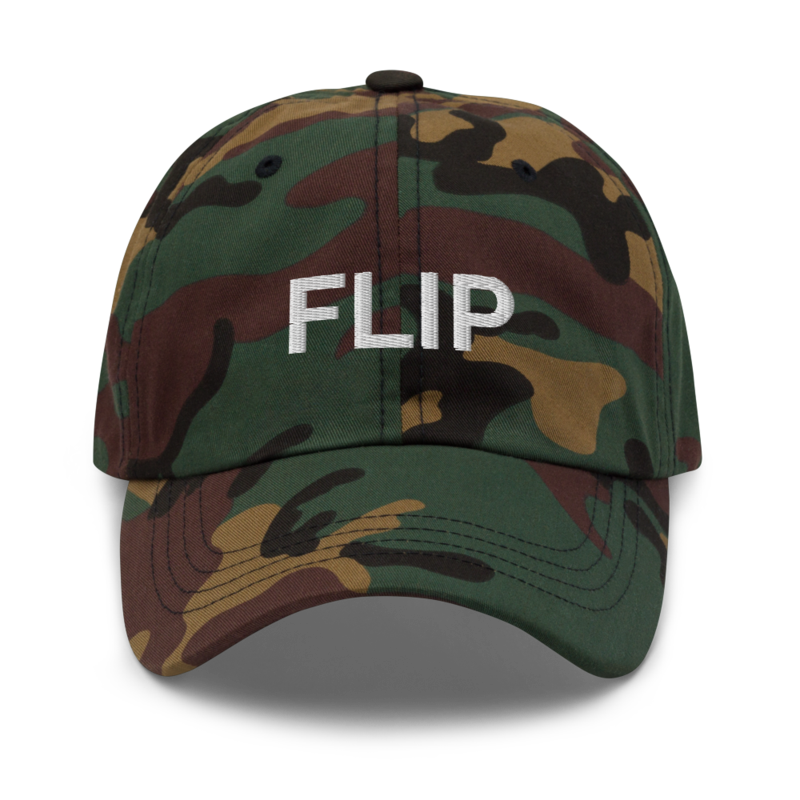 Flip Hat - Green Camo