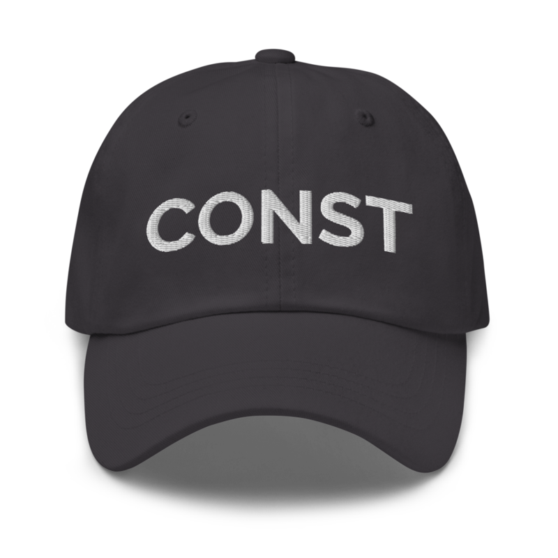 Const Hat - Dark Grey