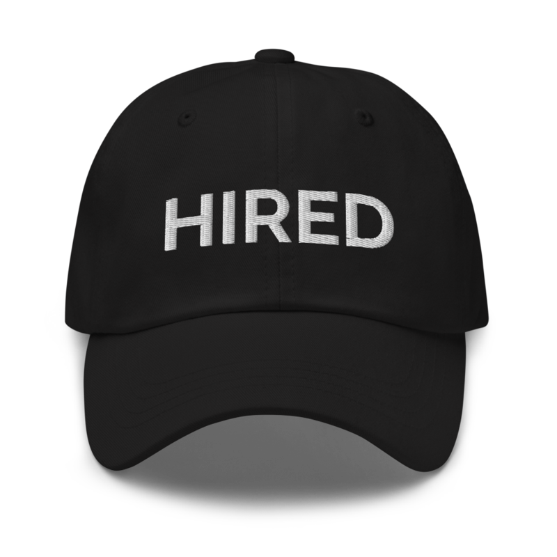 Hired Hat - Black
