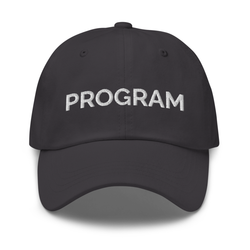 Program Hat - Dark Grey