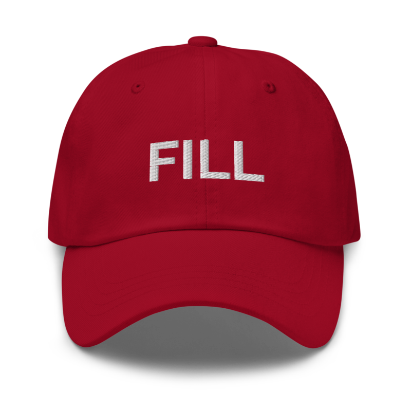 Fill Hat - Cranberry