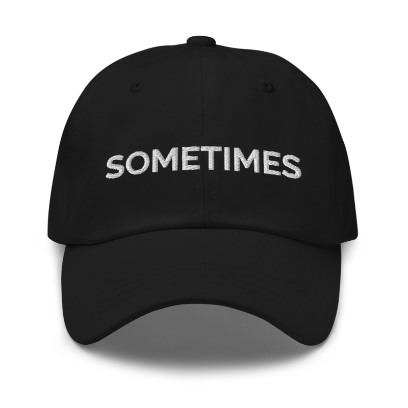 Sometimes Hat - Black