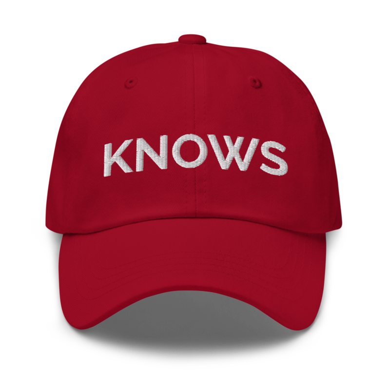 Knows Hat - Cranberry