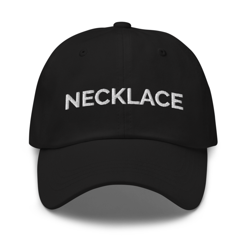 Necklace Hat - Black