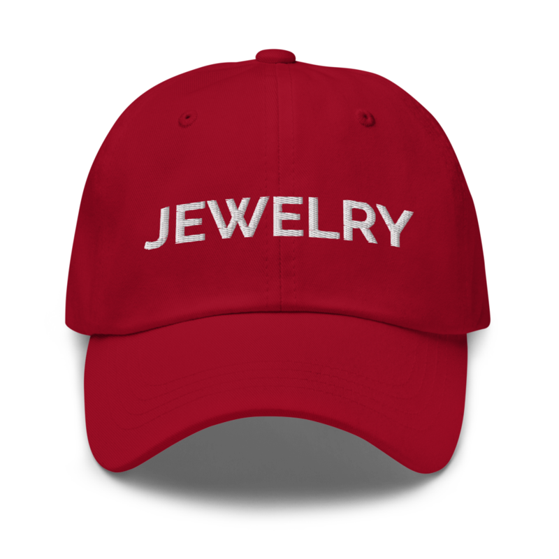 Jewelry Hat - Cranberry