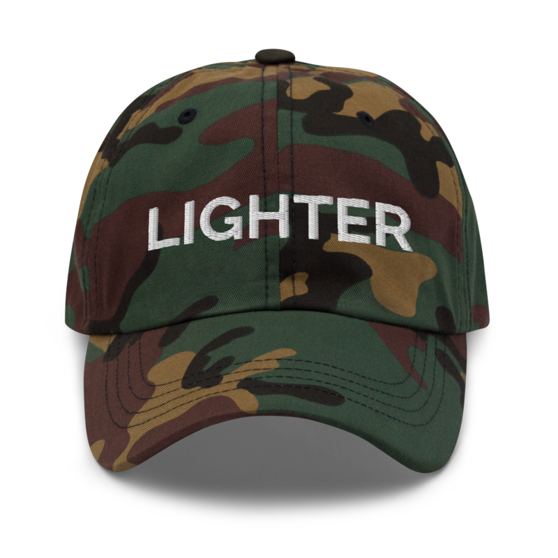 Lighter Hat - Green Camo