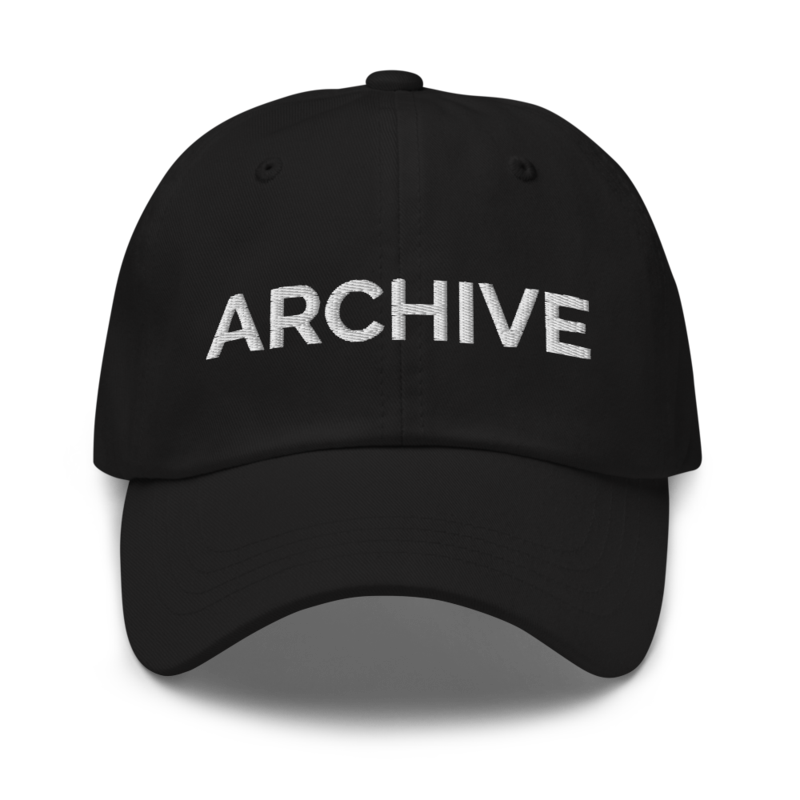 Archive Hat - Black