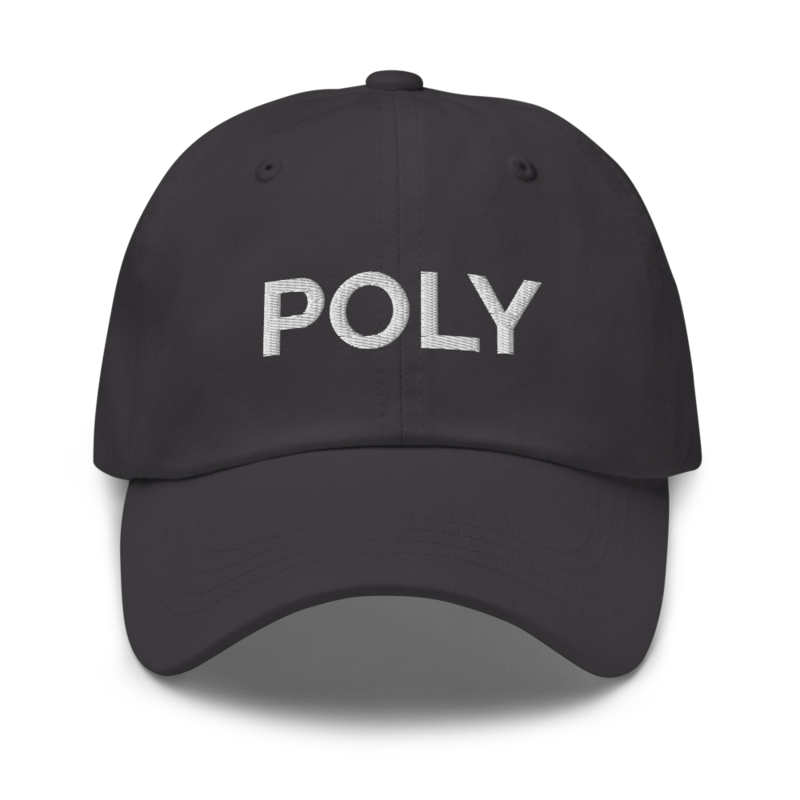 Poly Hat - Dark Grey