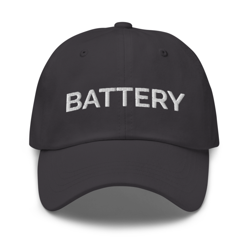 Battery Hat - Dark Grey