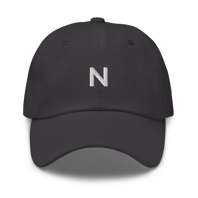 N Hat - Dark Grey