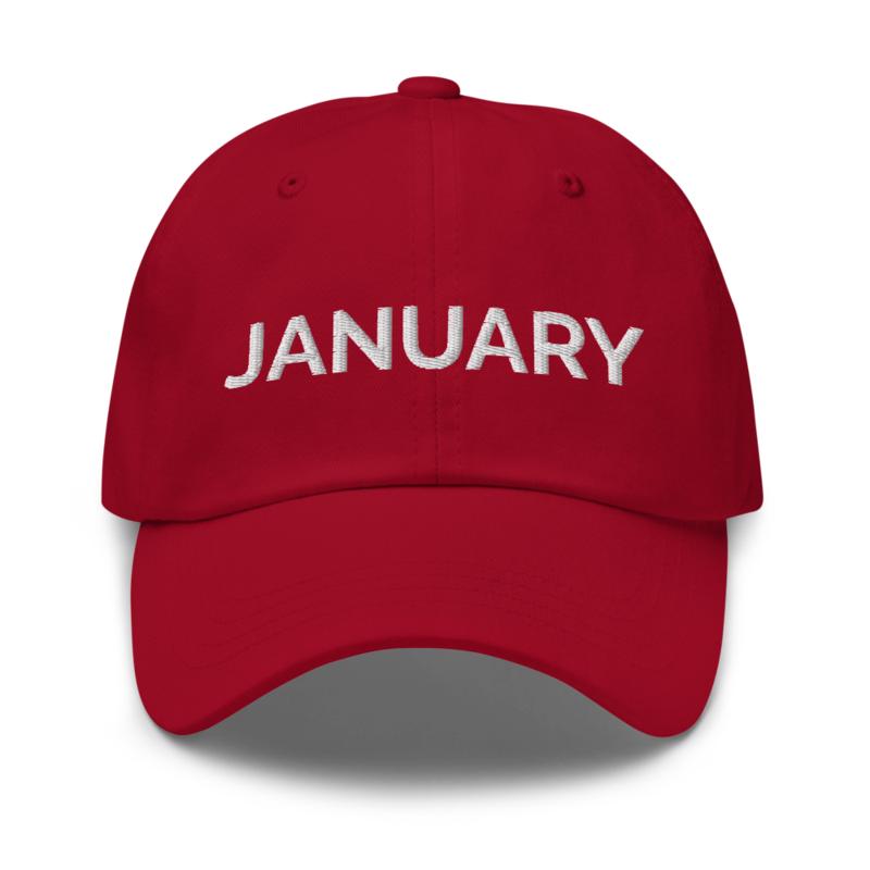 January Hat - Cranberry