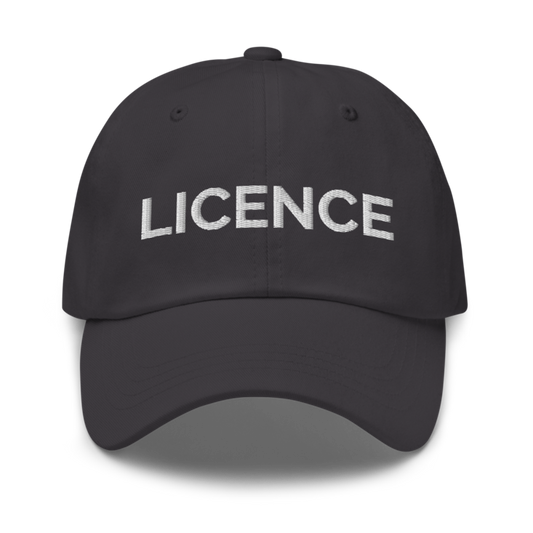Licence Hat - Dark Grey