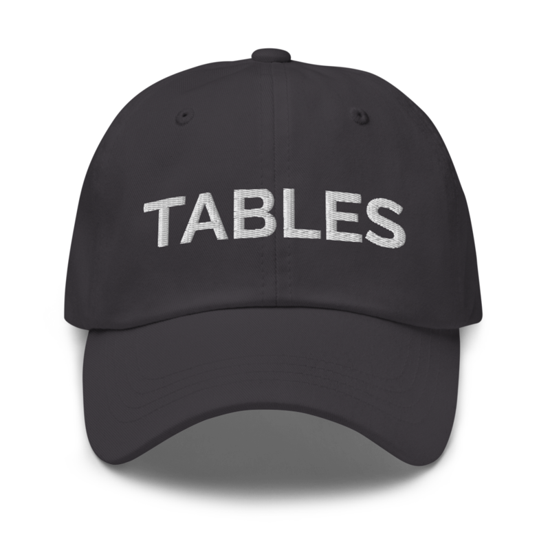 Tables Hat - Dark Grey