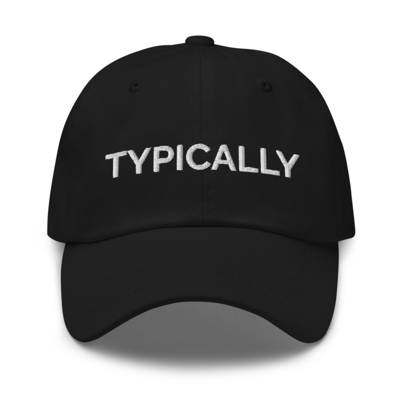 Typically Hat - Black