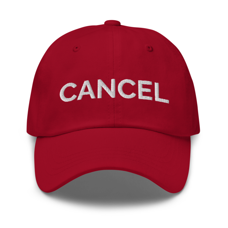 Cancel Hat - Cranberry