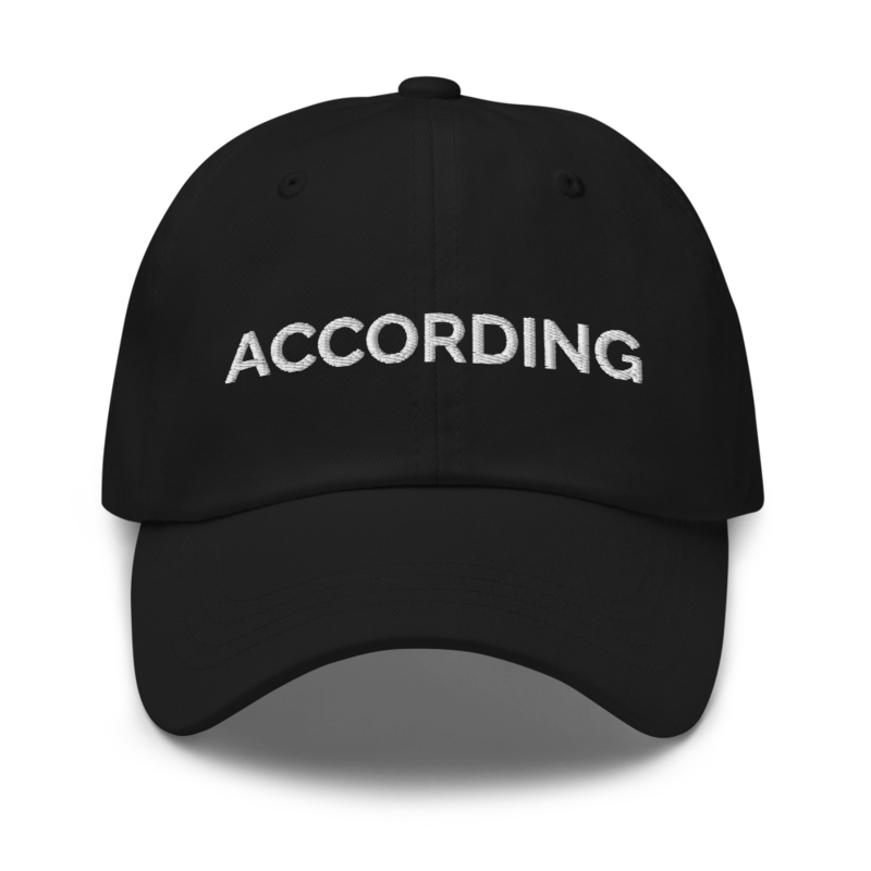 According Hat - Black