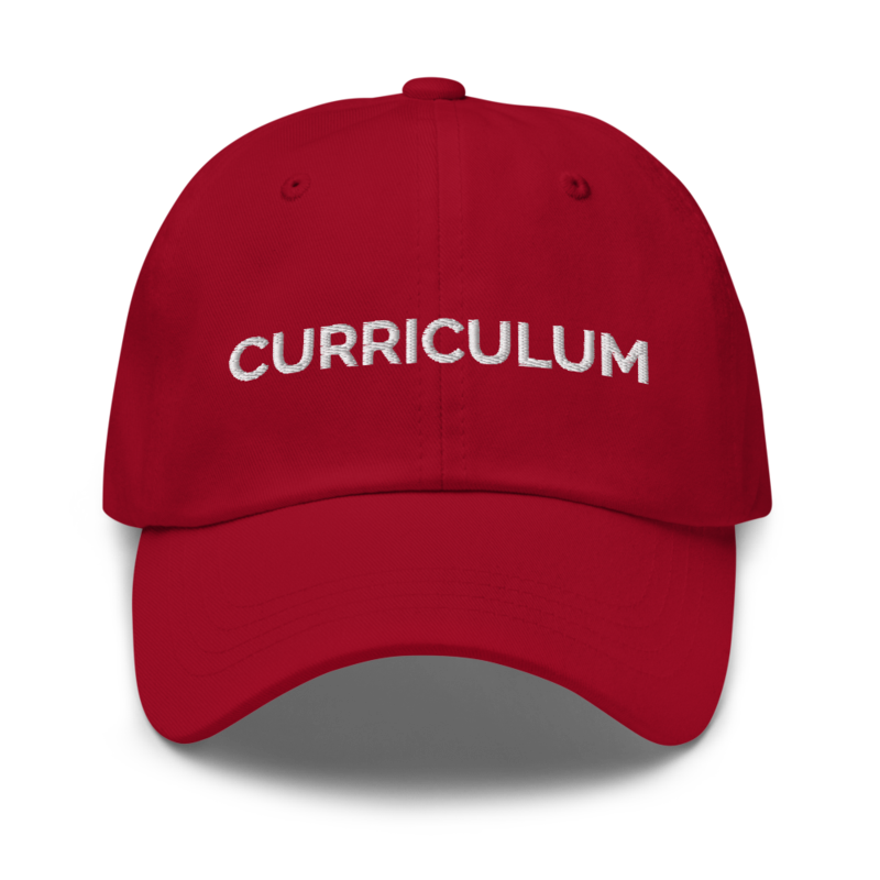 Curriculum Hat - Cranberry