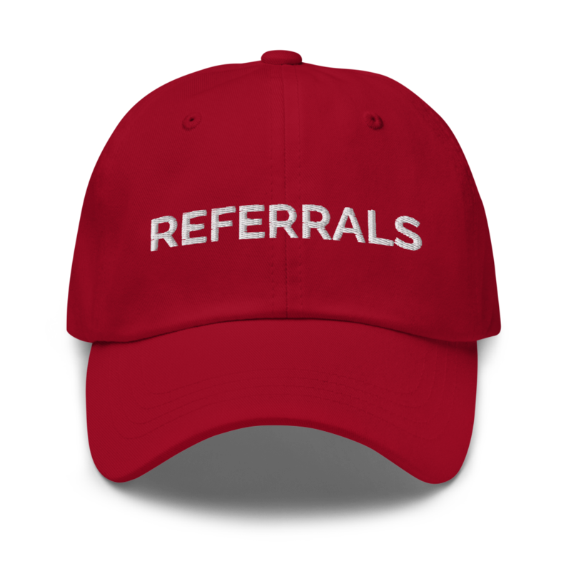 Referrals Hat - Cranberry