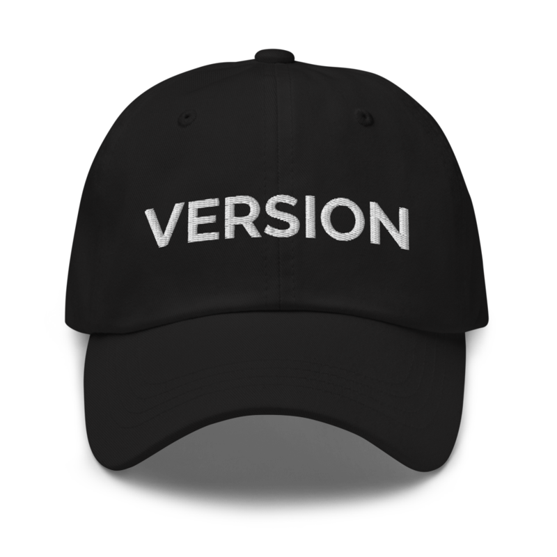 Version Hat - Black