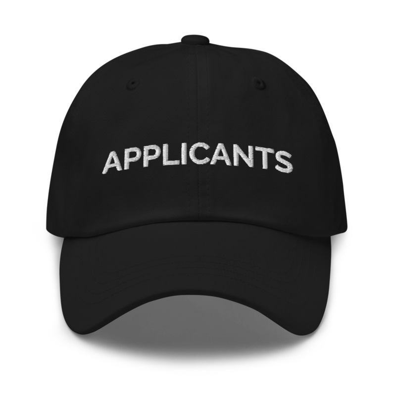 Applicants Hat - Black