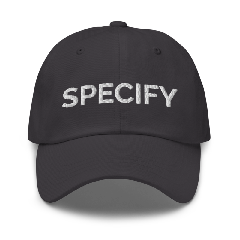 Specify Hat - Dark Grey
