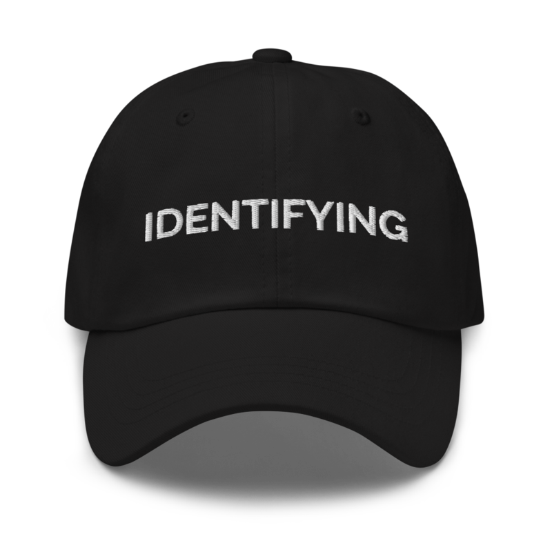 Identifying Hat - Black