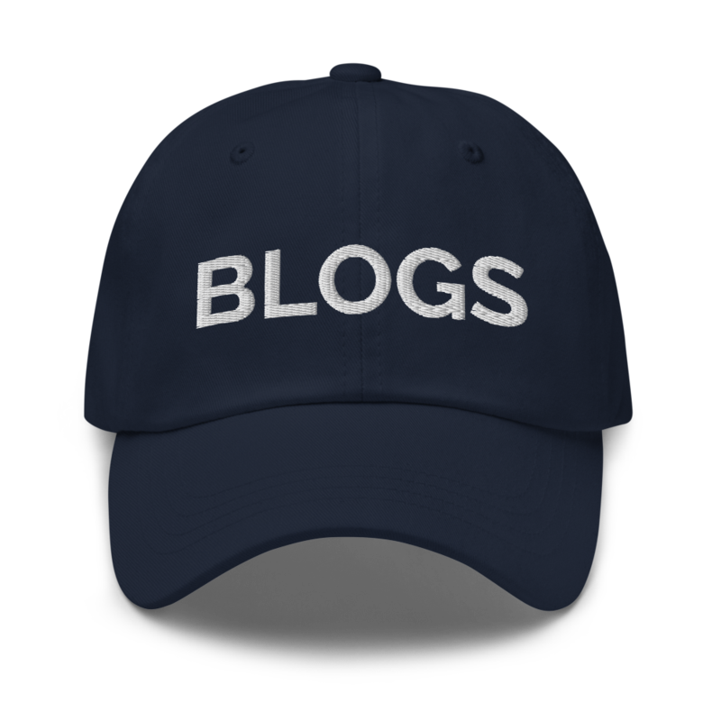 Blogs Hat - Navy