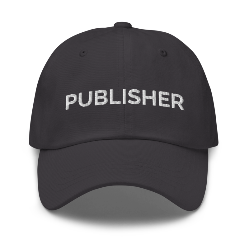 Publisher Hat - Dark Grey