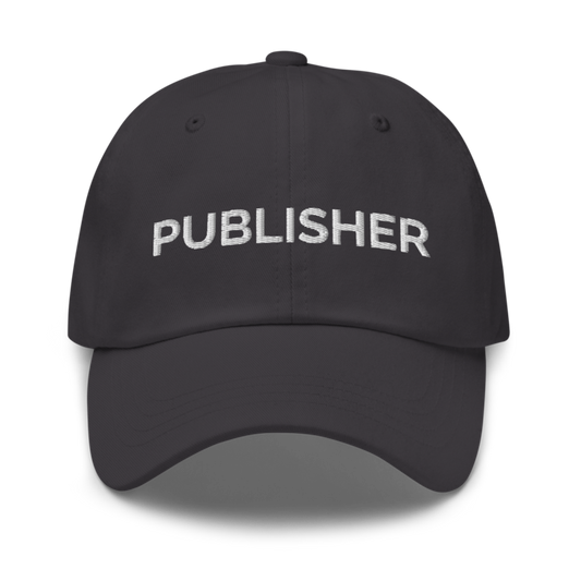 Publisher Hat - Dark Grey