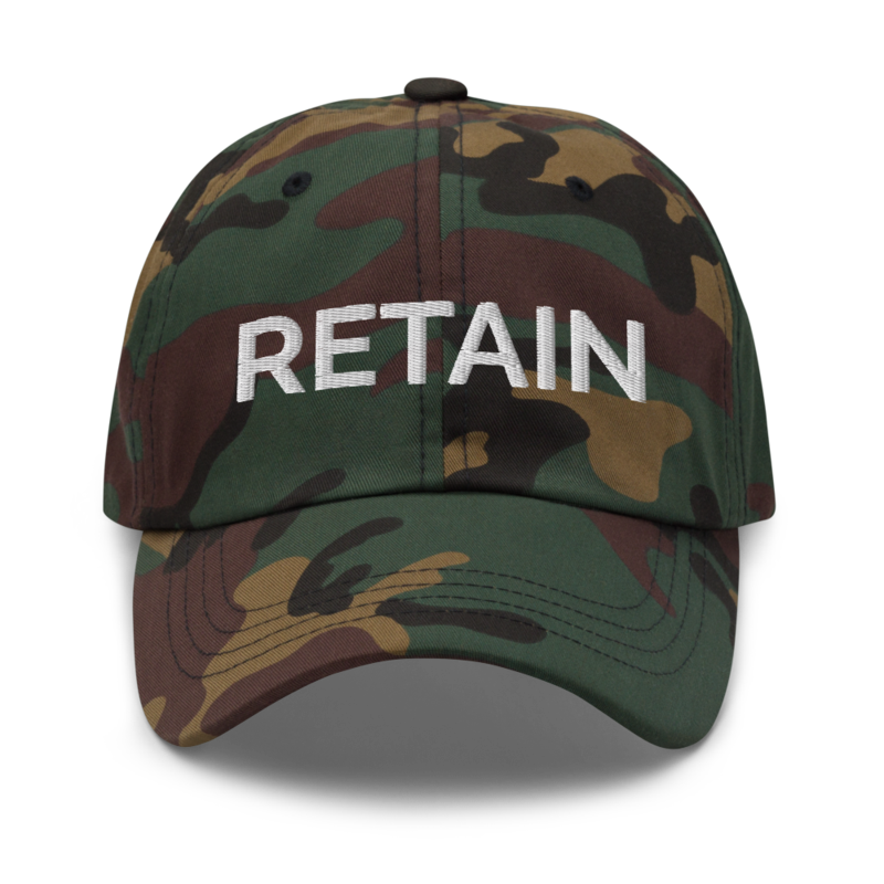Retain Hat - Green Camo