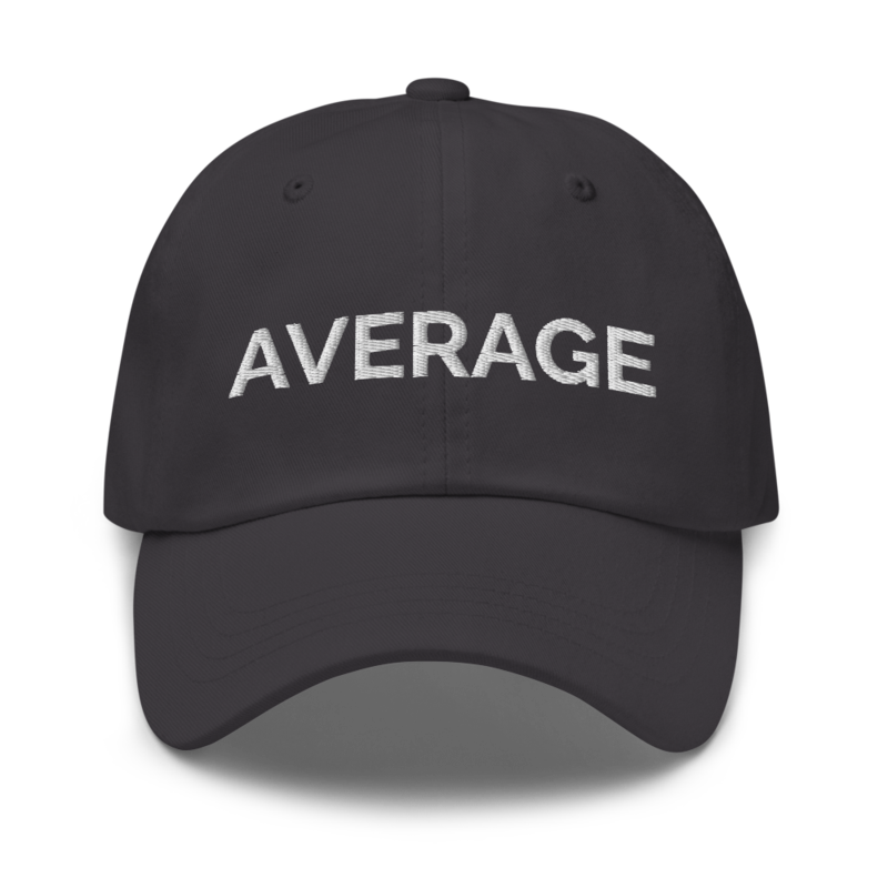 Average Hat - Dark Grey