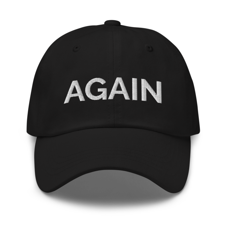 Again Hat - Black