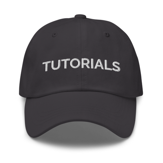Tutorials Hat - Dark Grey