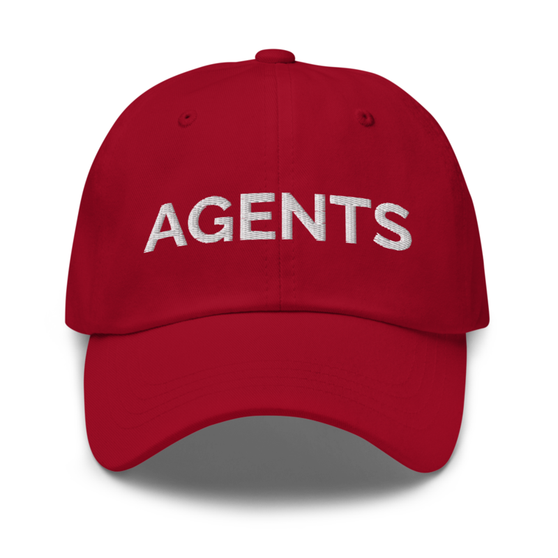 Agents Hat - Cranberry
