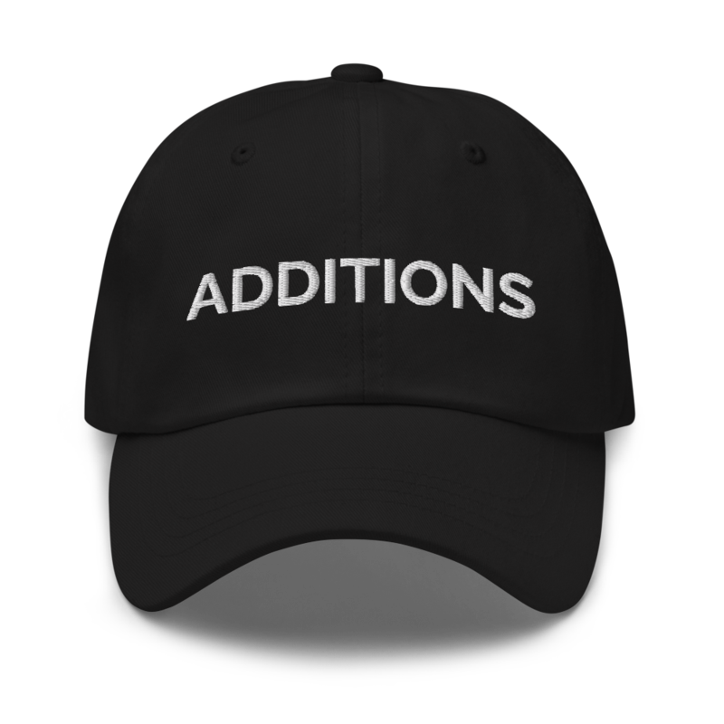 Additions Hat - Black