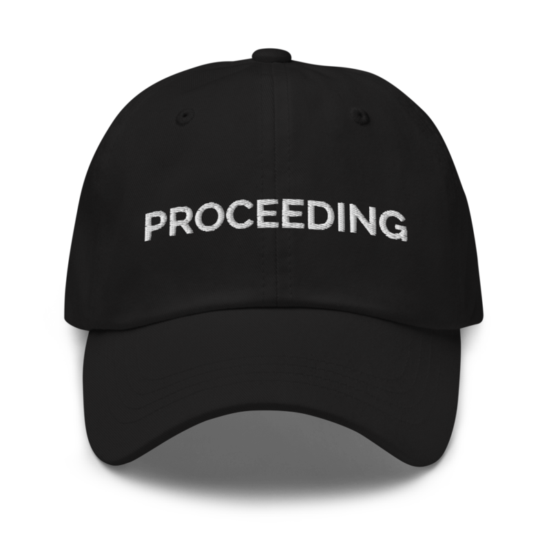 Proceeding Hat - Black