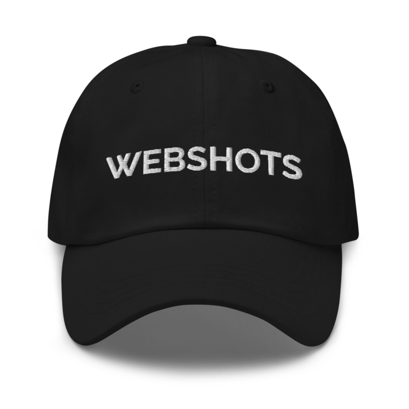 Webshots Hat - Black