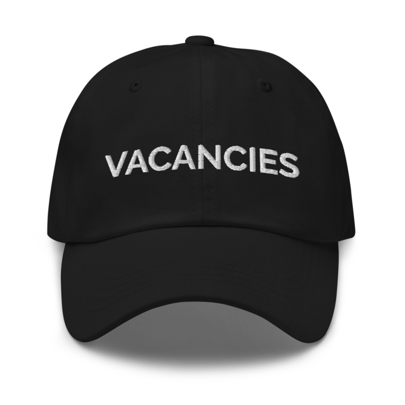 Vacancies Hat - Black